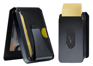Vantamo Premium Wallet for Men with Money Clip & Card Holder, Compact & Slim Wallet with RFID, 8-12 Cards, Perfect Gifts for Men
