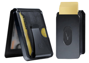 Vantamo Premium Wallet for Men with Money Clip & Card Holder, Compact & Slim Wallet with RFID, 8-12 Cards, Perfect Gifts for Men