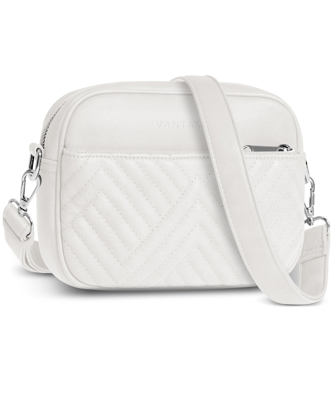 Quilted Crossbody Bags for Women with Anti-Pickpocket Clip