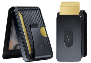 Vantamo Premium Wallet for Men with Money Clip & Card Holder, Compact & Slim Wallet with RFID, 8-12 Cards, Perfect Gifts for Men