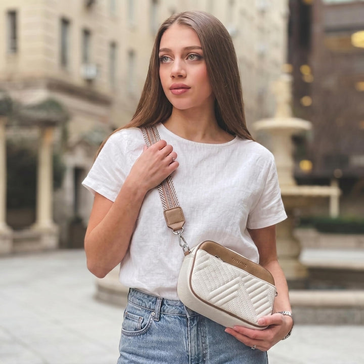 Quilted Crossbody Bags for Women with Anti-Pickpocket Clip