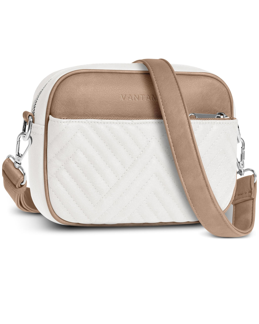 Quilted Crossbody Bags for Women with Anti-Pickpocket Clip