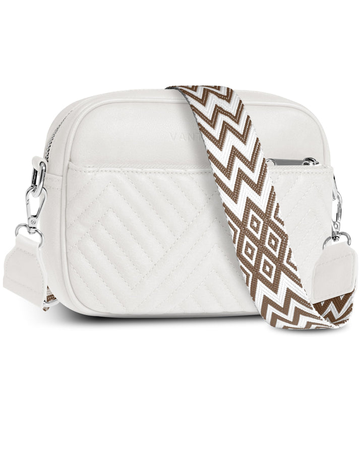 Quilted Crossbody Bags for Women with Anti-Pickpocket Clip