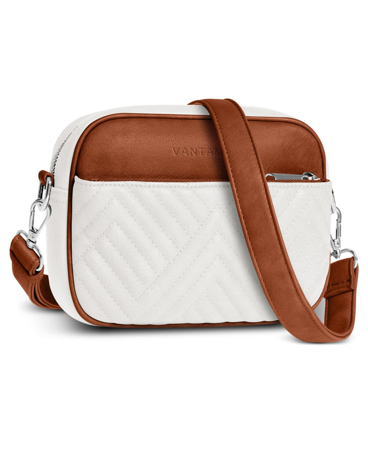 Quilted Crossbody Bags for Women with Anti-Pickpocket Clip