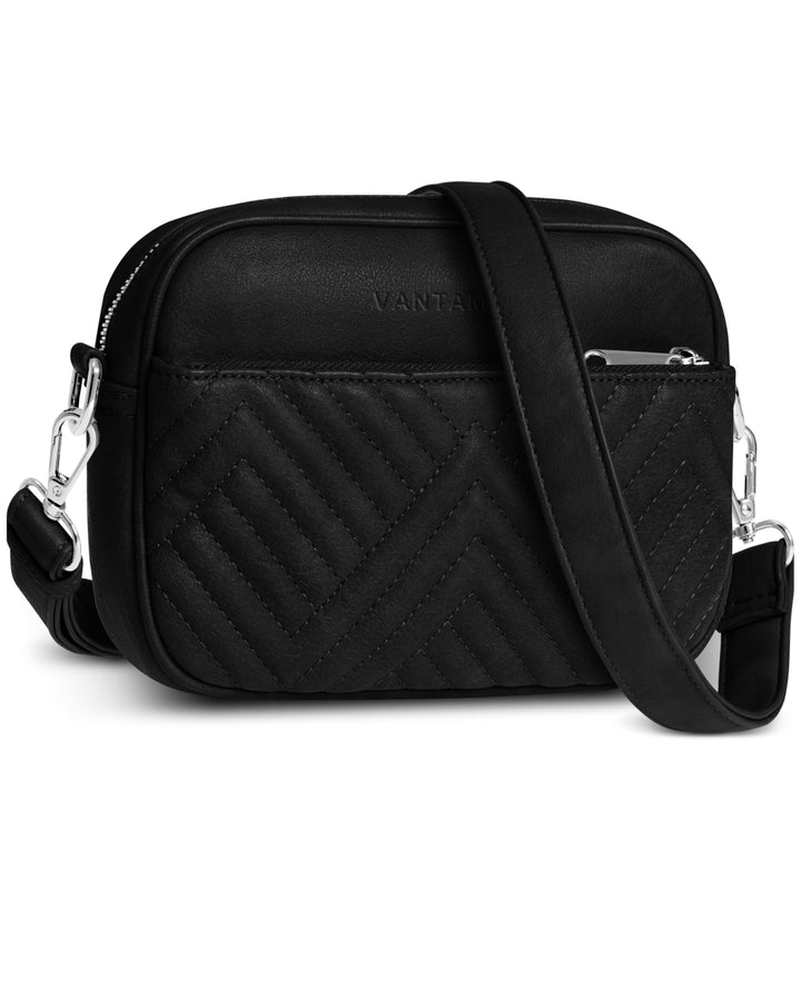 Quilted Crossbody Bags for Women with Anti-Pickpocket Clip