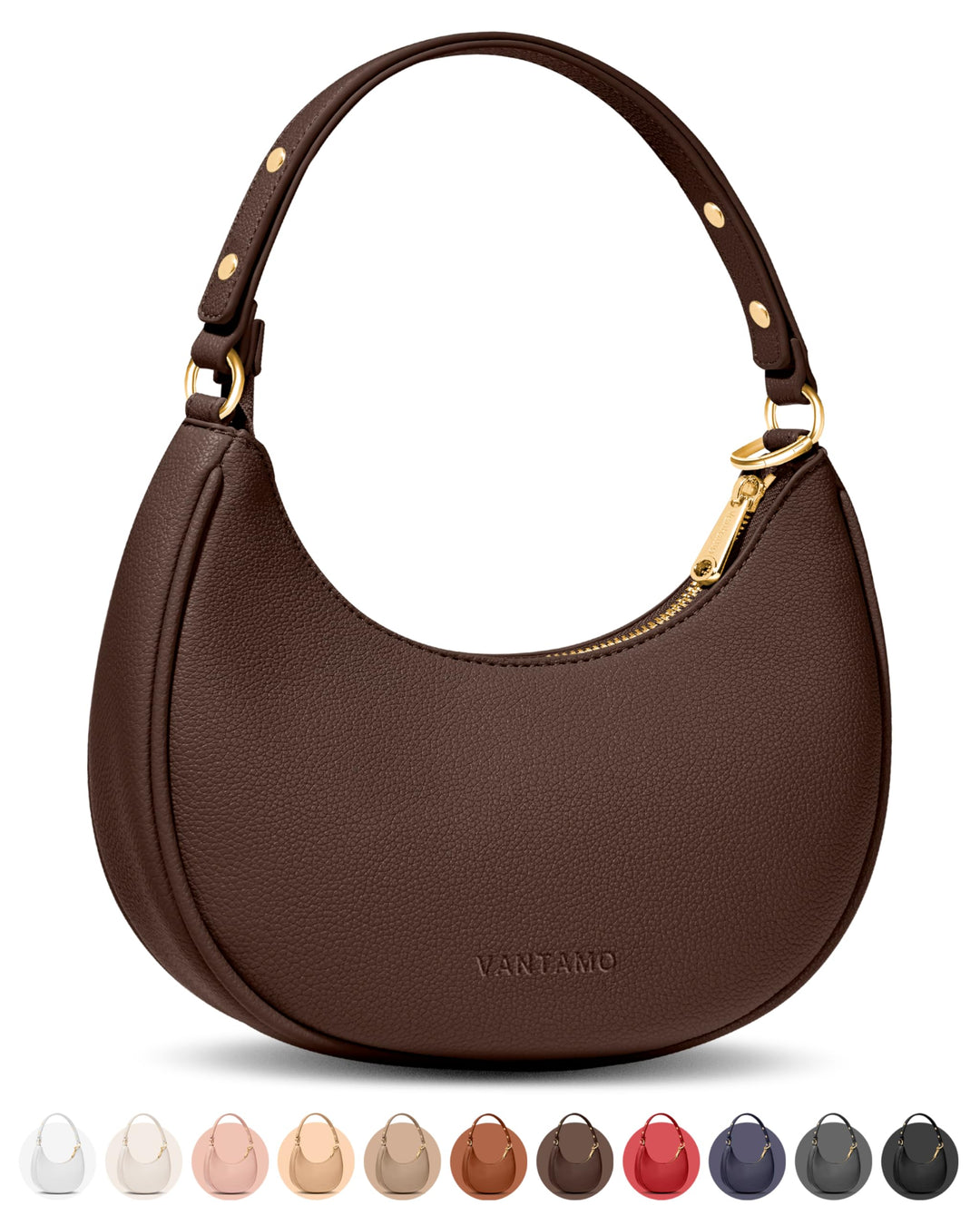 Crescent Bags For Women with RFID Protection