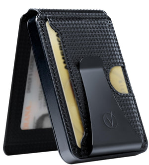 Vantamo Premium Wallet for Men with Money Clip & Card Holder, Compact & Slim Wallet with RFID, 8-12 Cards, Perfect Gifts for Men