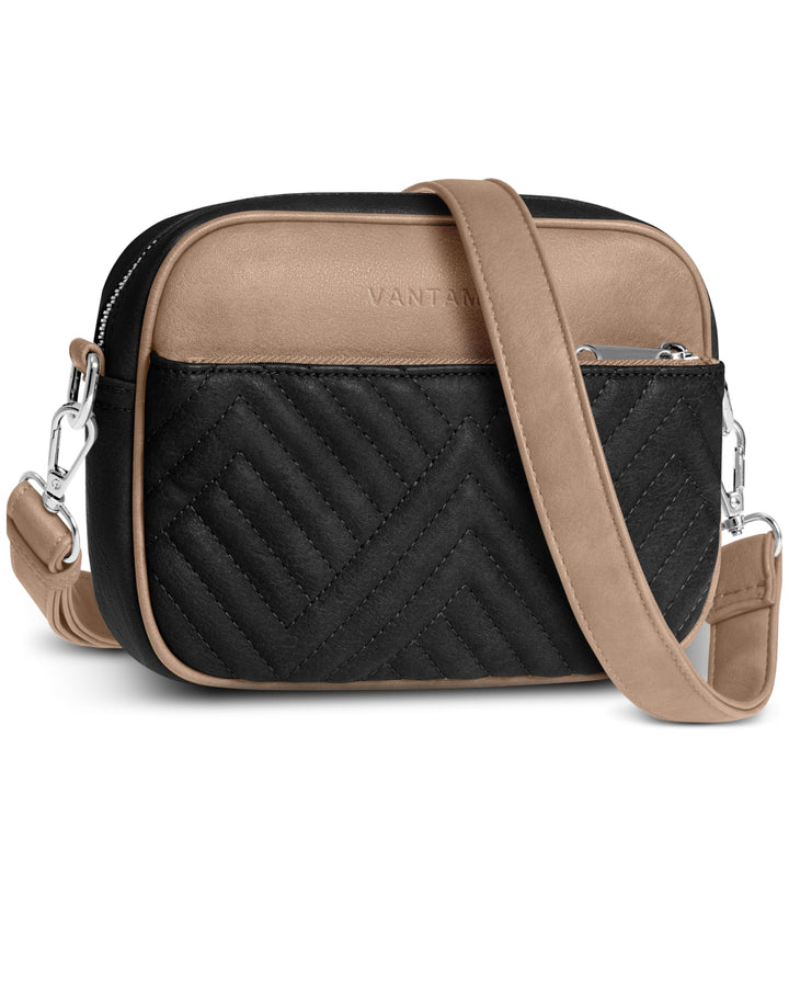 Quilted Crossbody Bags for Women with Anti-Pickpocket Clip