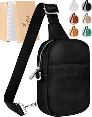 Schoudertas voor dames - imitatieleer crossbody tas met anti-diefstal RFID- bescherming en verstelbare riem - schoudertas met zilveren ritsen en anti-zakkenroller clip - crossbody portemonnee met Schoudertas voor dames - imitatieleer crossbody tas met anti-diefstal RFID- bescherming en verstelbare riem - schoudertas met zilveren ritsen en anti-zakkenroller clip - crossbody portemonnee met