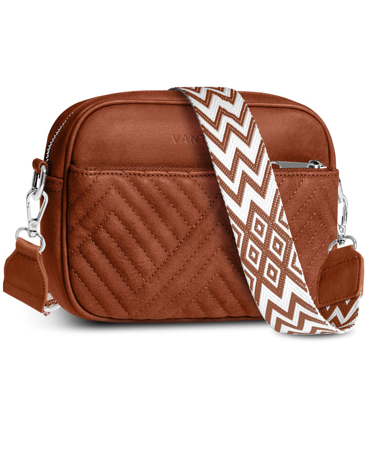 Quilted Crossbody Bags for Women with Anti-Pickpocket Clip