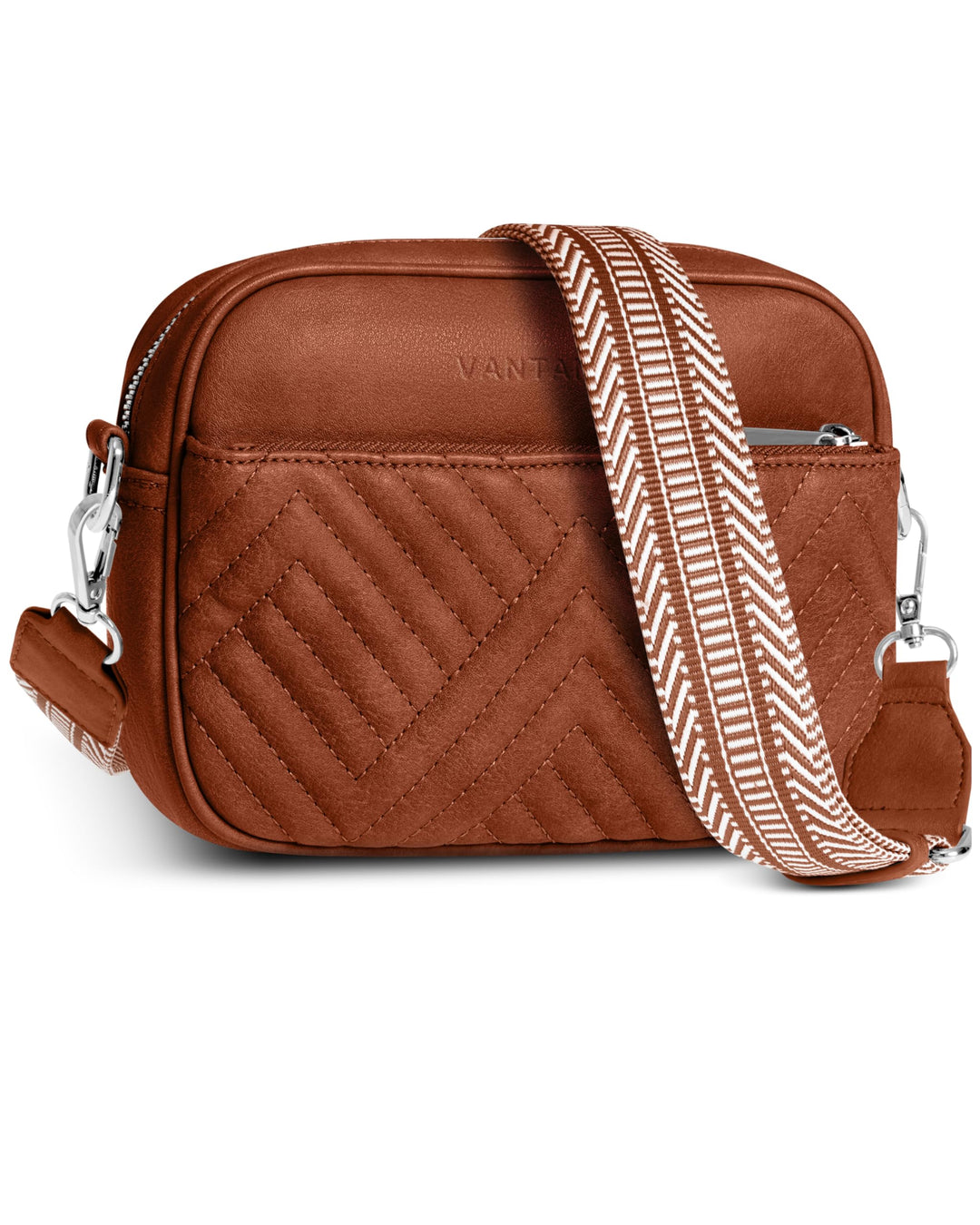 Quilted Crossbody Bags for Women with Anti-Pickpocket Clip
