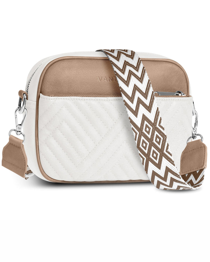 Quilted Crossbody Bags for Women with Anti-Pickpocket Clip