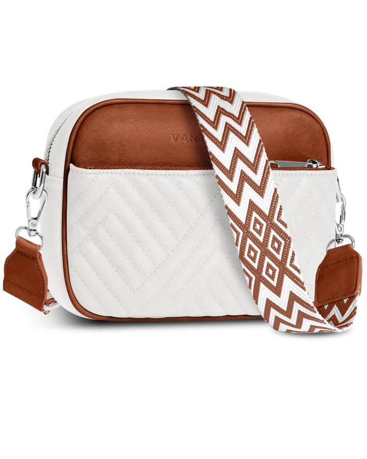 Quilted Crossbody Bags for Women with Anti-Pickpocket Clip