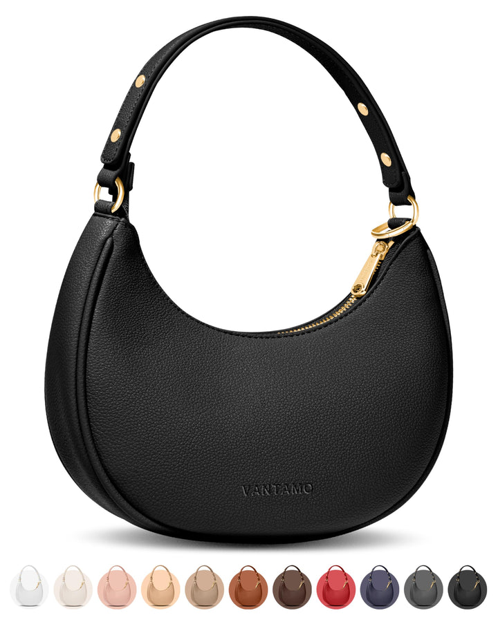 Crescent Bags For Women with RFID Protection