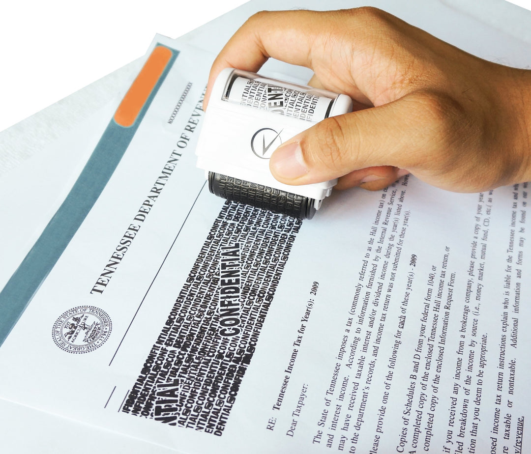 Identity Protection Roller Stamps