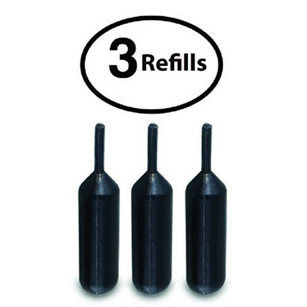 Vantamo 3-Pack Refills For Confidential Identity Theft Protection Roller Stamp Wide